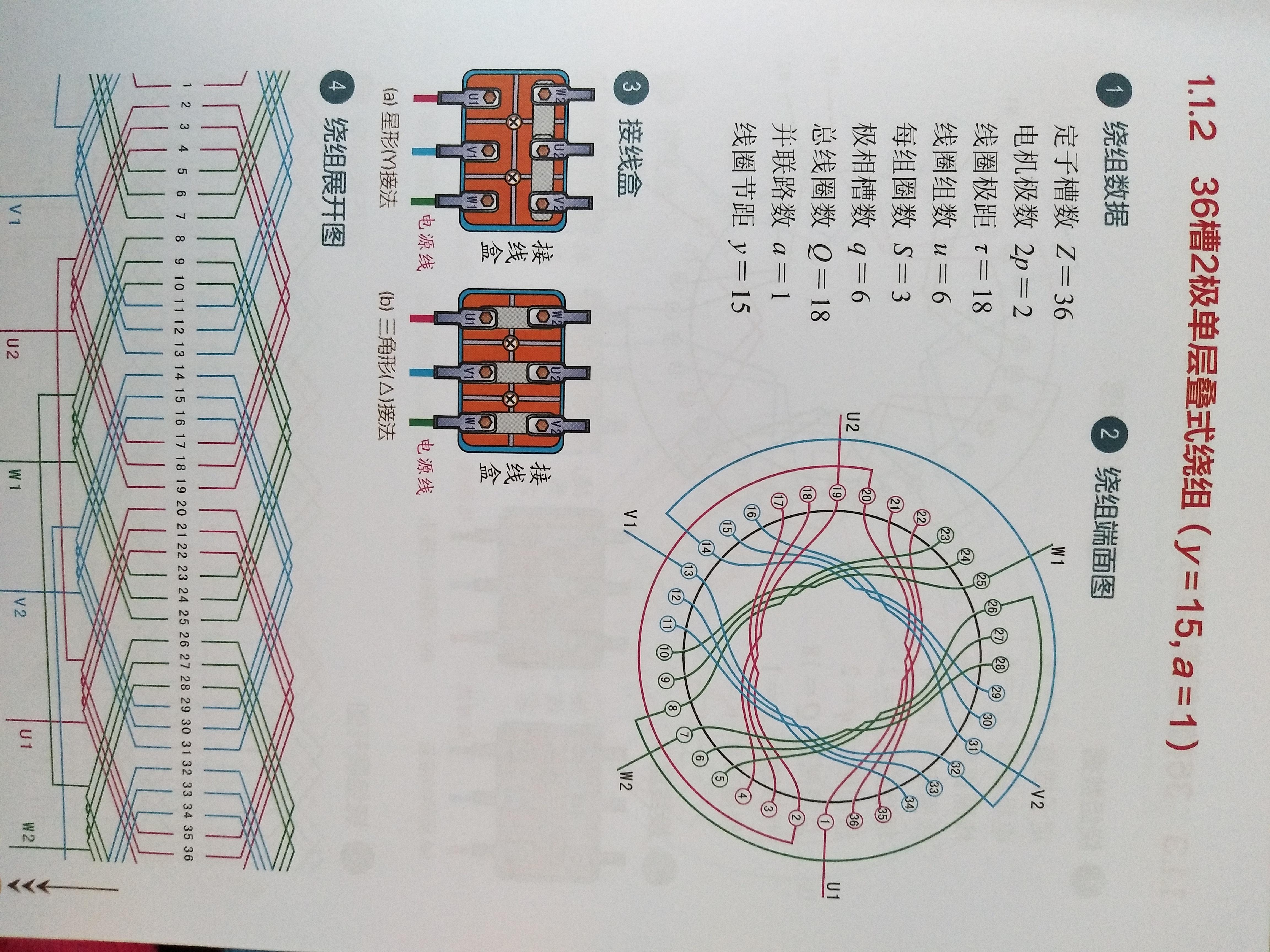 电机绕组布线与接线图鉴大全